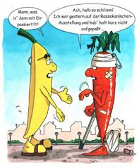 Cartoon Banane